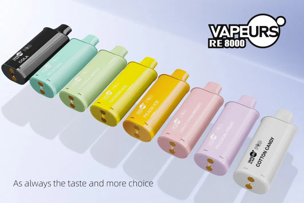 Wholesale I Disposable Vape 8000 Puffs Atomizer Pod E-Cigarette with 0/2/5% E-Juice Replaceable Vapes Box