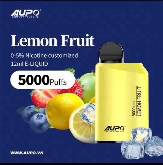 OEM ODM Factory Price Aupo Jetbar 5000 Puffs Pod Disposable Electronic Cigarette with LED Replaceable Box Bar Nicotine Content 0%/2%/14% Wholesale Cheap Vape